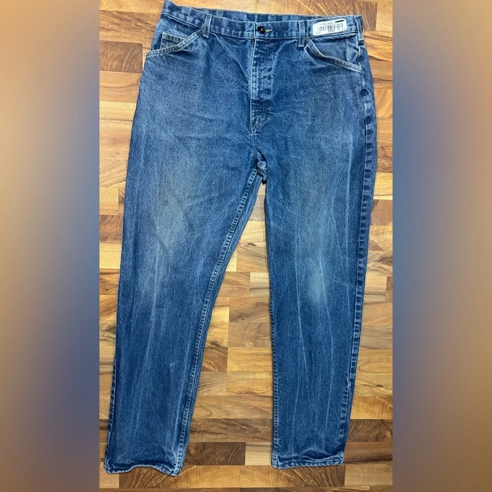 Bulwark FR Jeans Men 40x34 Flame Resistant Blue Denim Mechanic Work